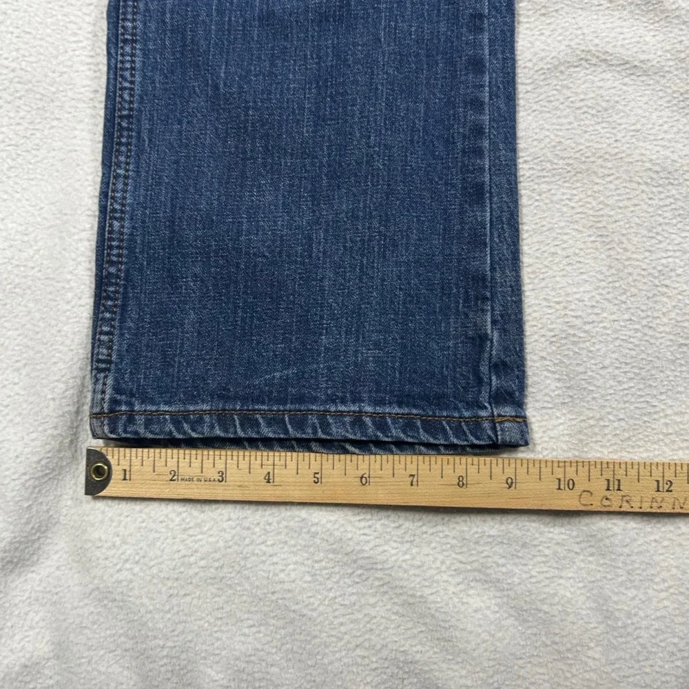 Wrangler Jeans Mens 34x34 Blue Retro Relaxed Bootcut Medium Wash 10WRT20JH